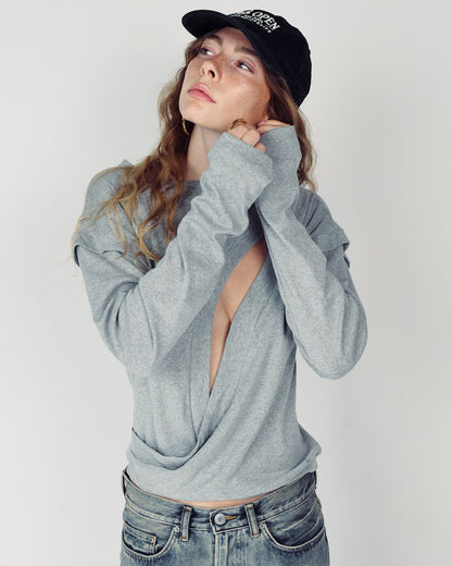 ISABEL AMERICAN GREY TOP