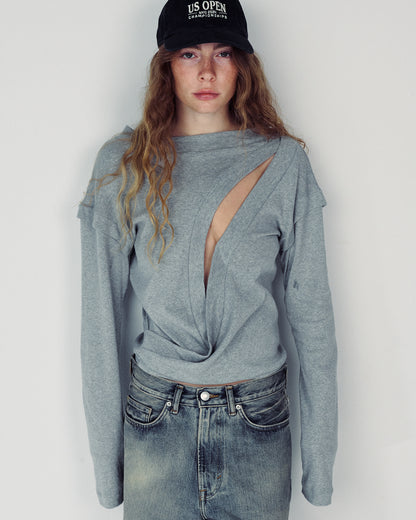 ISABEL AMERICAN GREY TOP