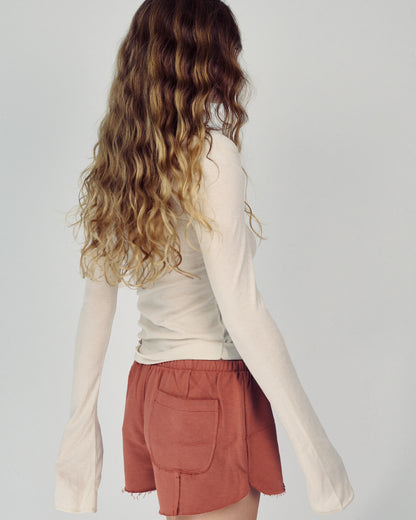 ARI SHORTS BLUSH TAUPE