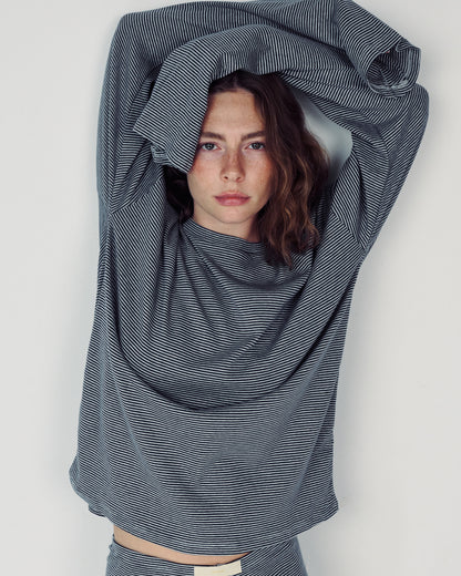 SHILA BLUE STRIPES SHIRT