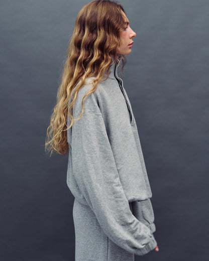 ADAM AMERICAN GREY HOODIE