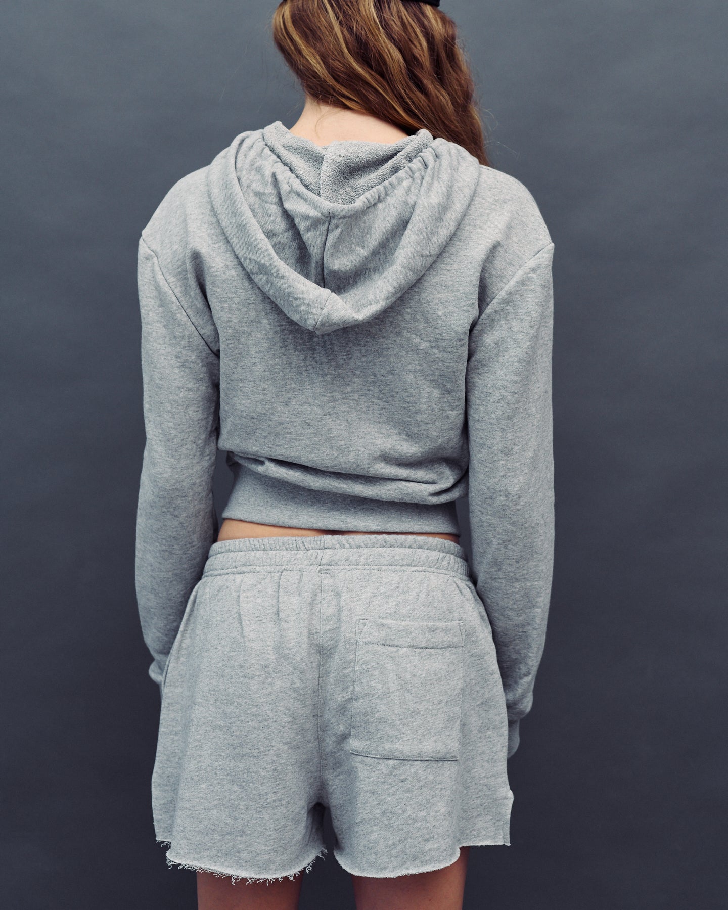 CARLOS AMERICAN GREY SHORTS