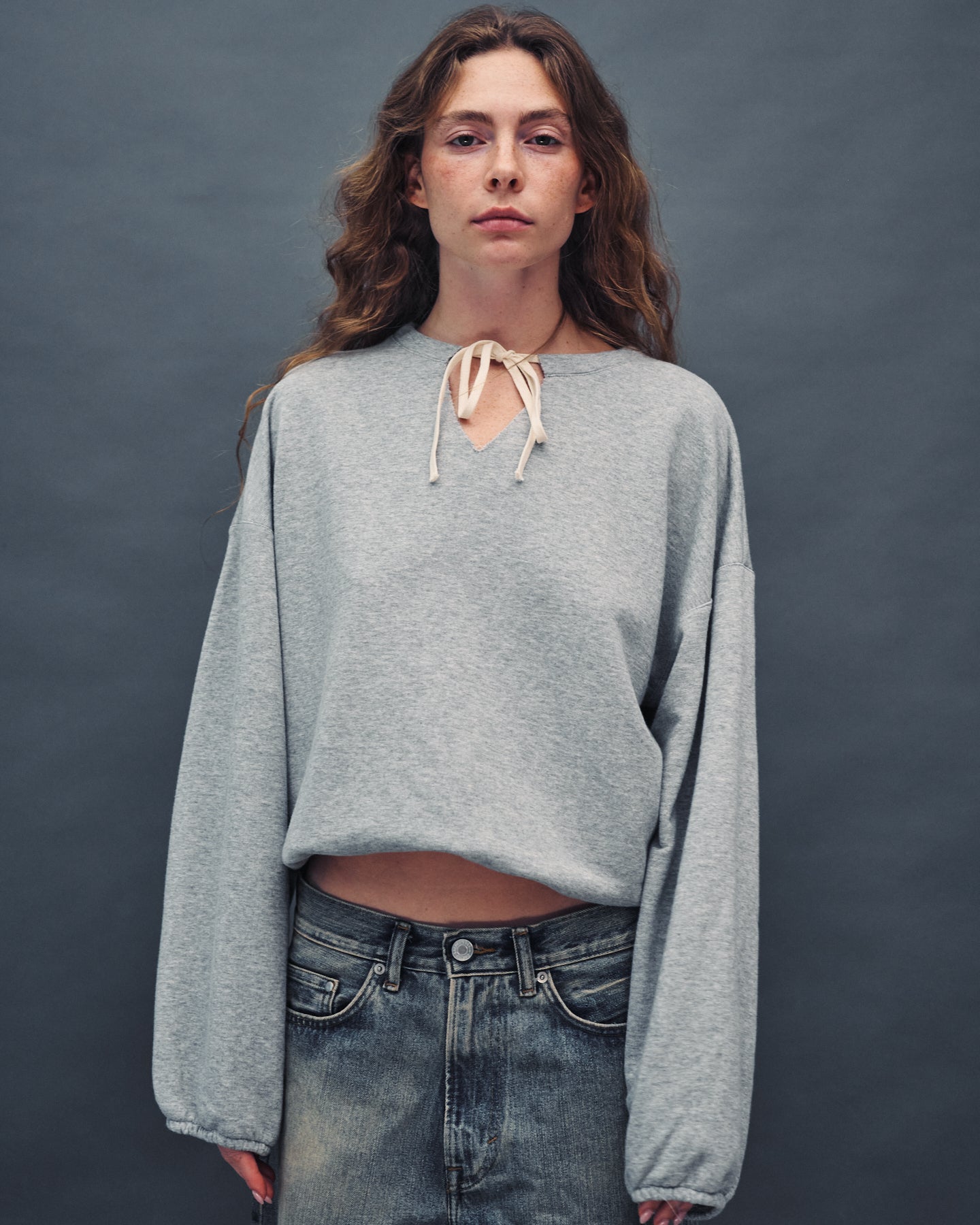 BROOCK	AMERICAN GREY HOODIE