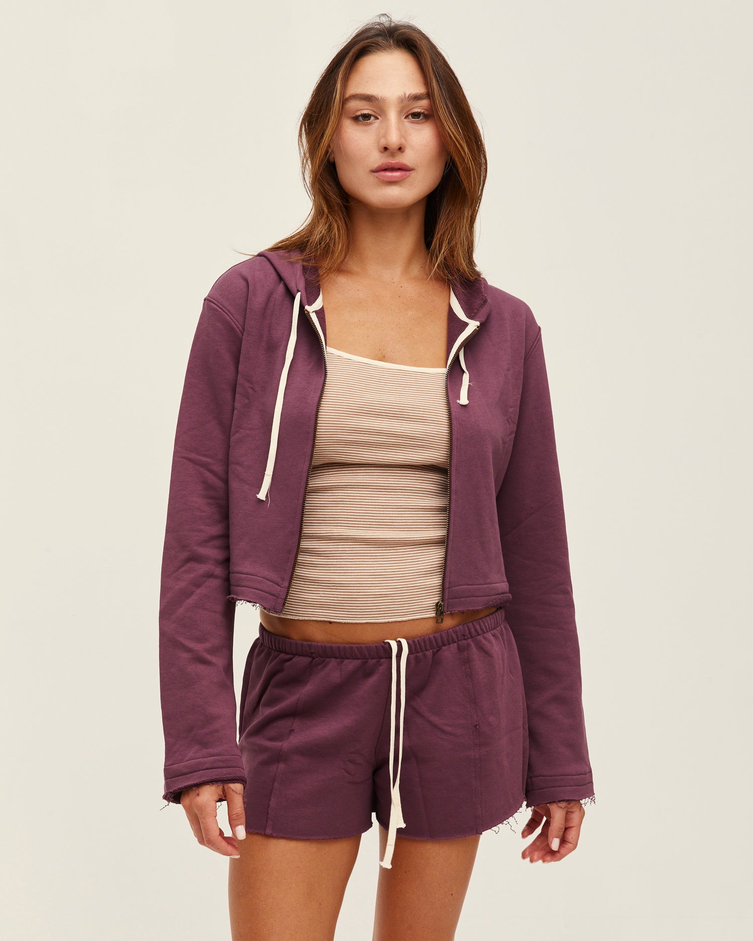 DANA SWEATSHIRT EGGPLANT