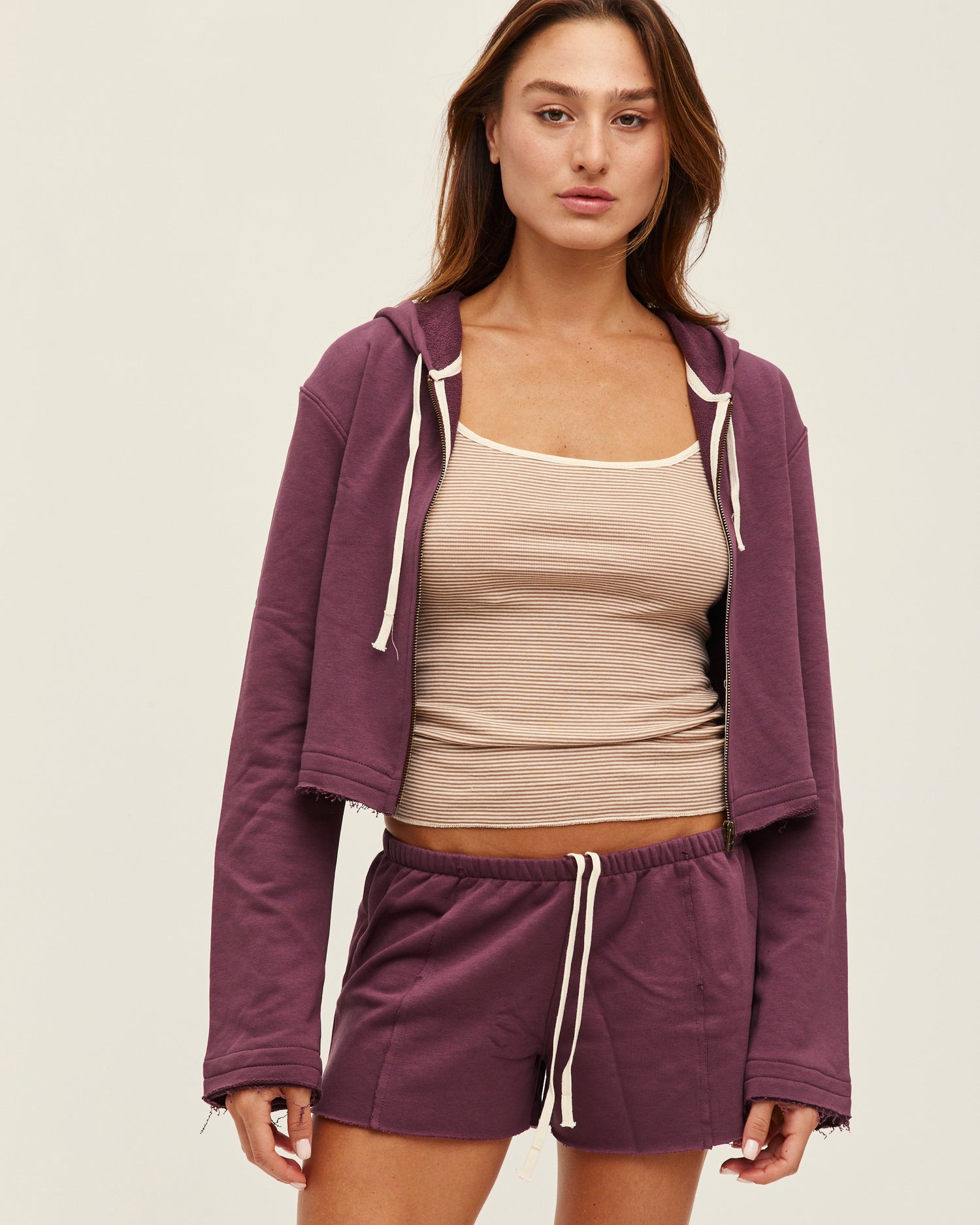 DANA SWEATSHIRT EGGPLANT