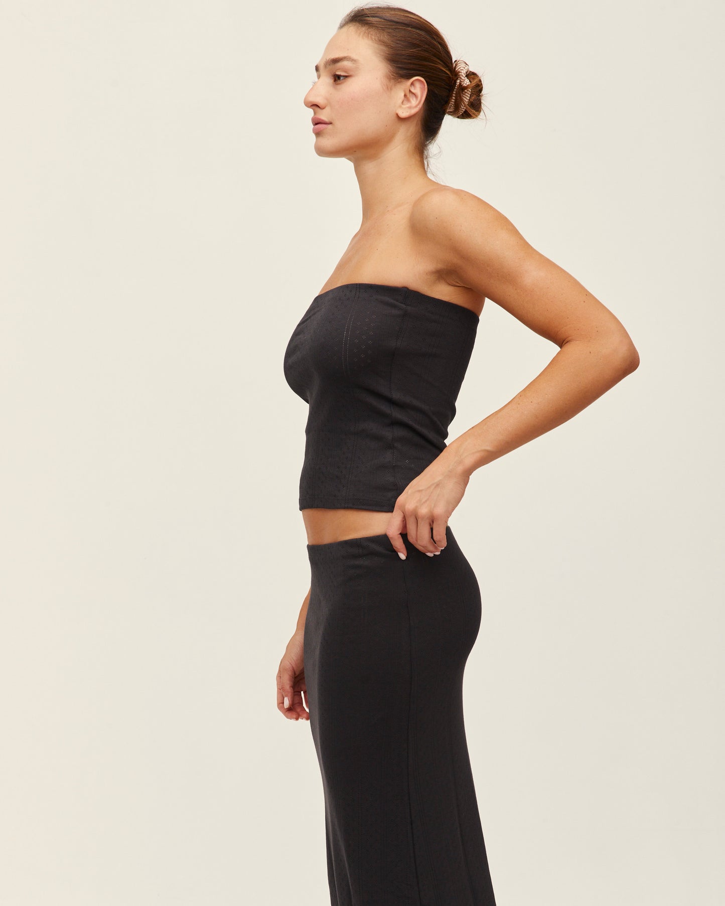 CELINA STRAPLESS EASY BLACK