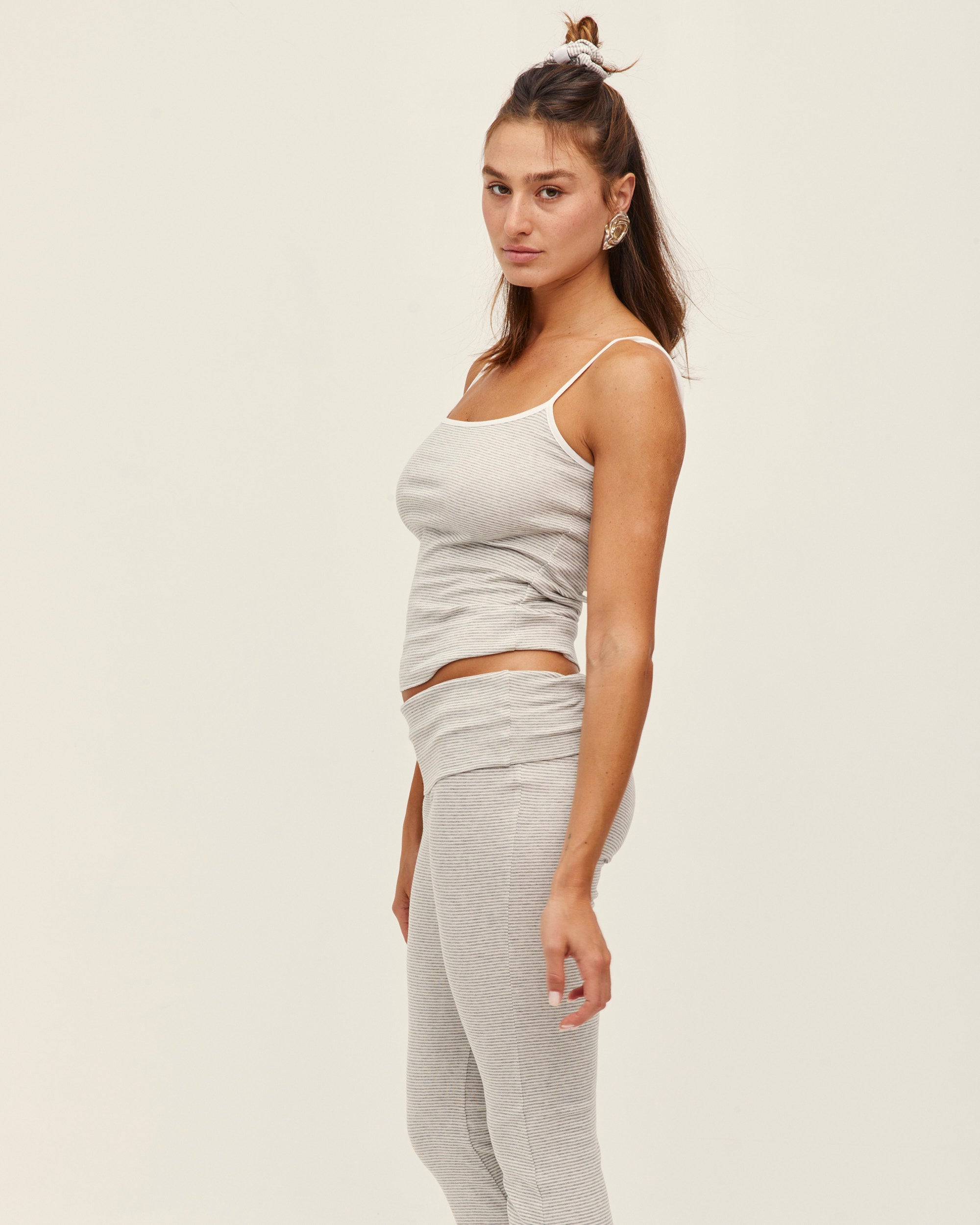 OLIVIA PANTS GREY STRIPES