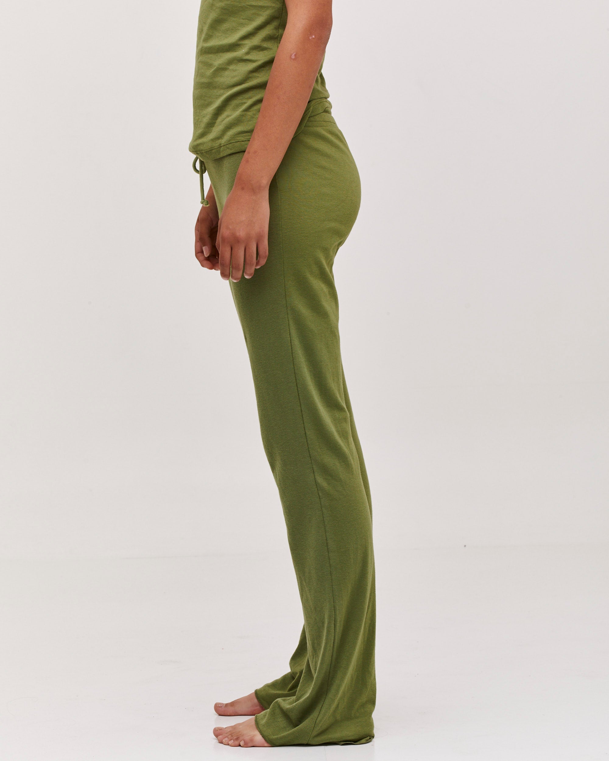 NOA PANTS OLIVE GREEN