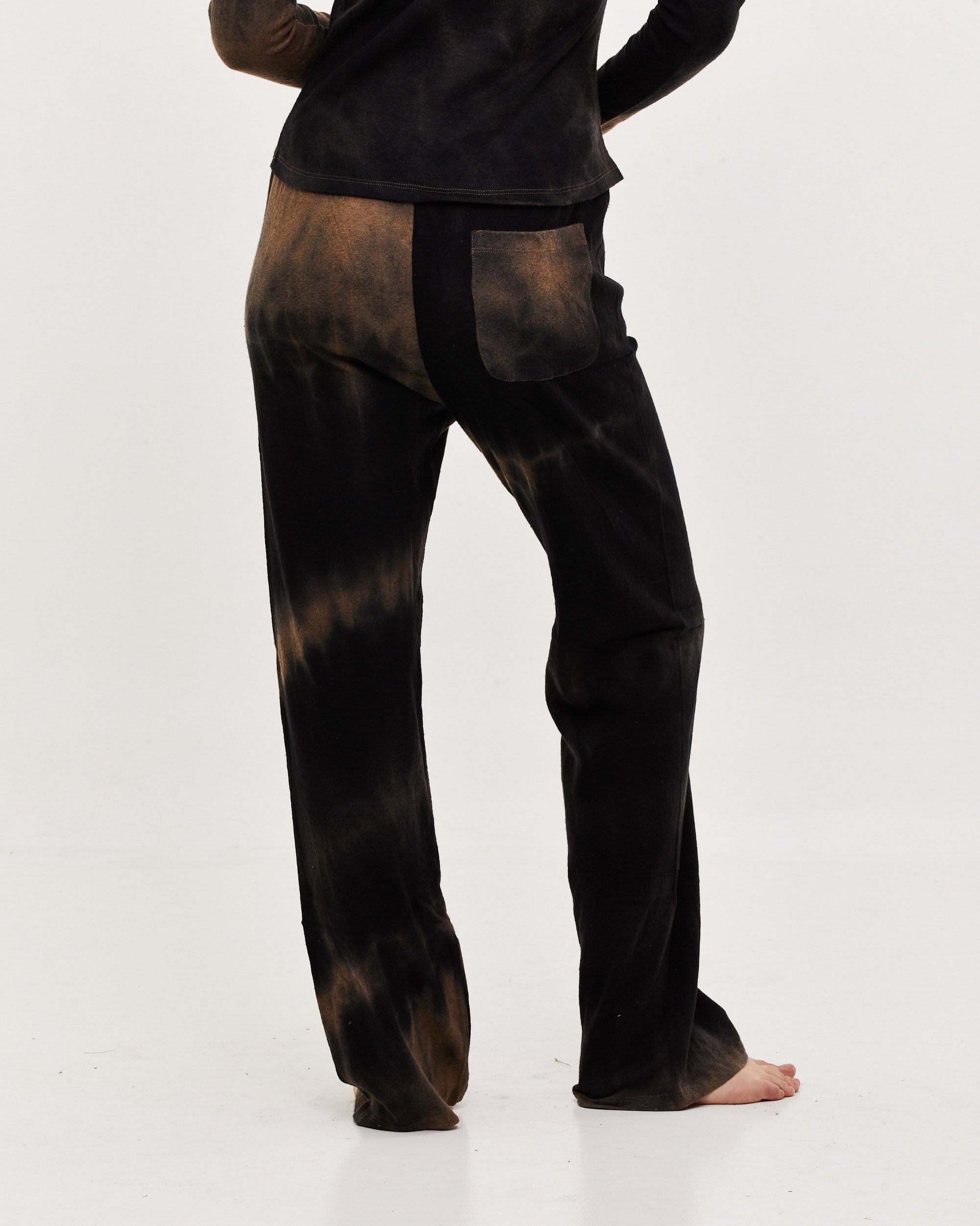 TOBI PANTS TIE DYE BROWN