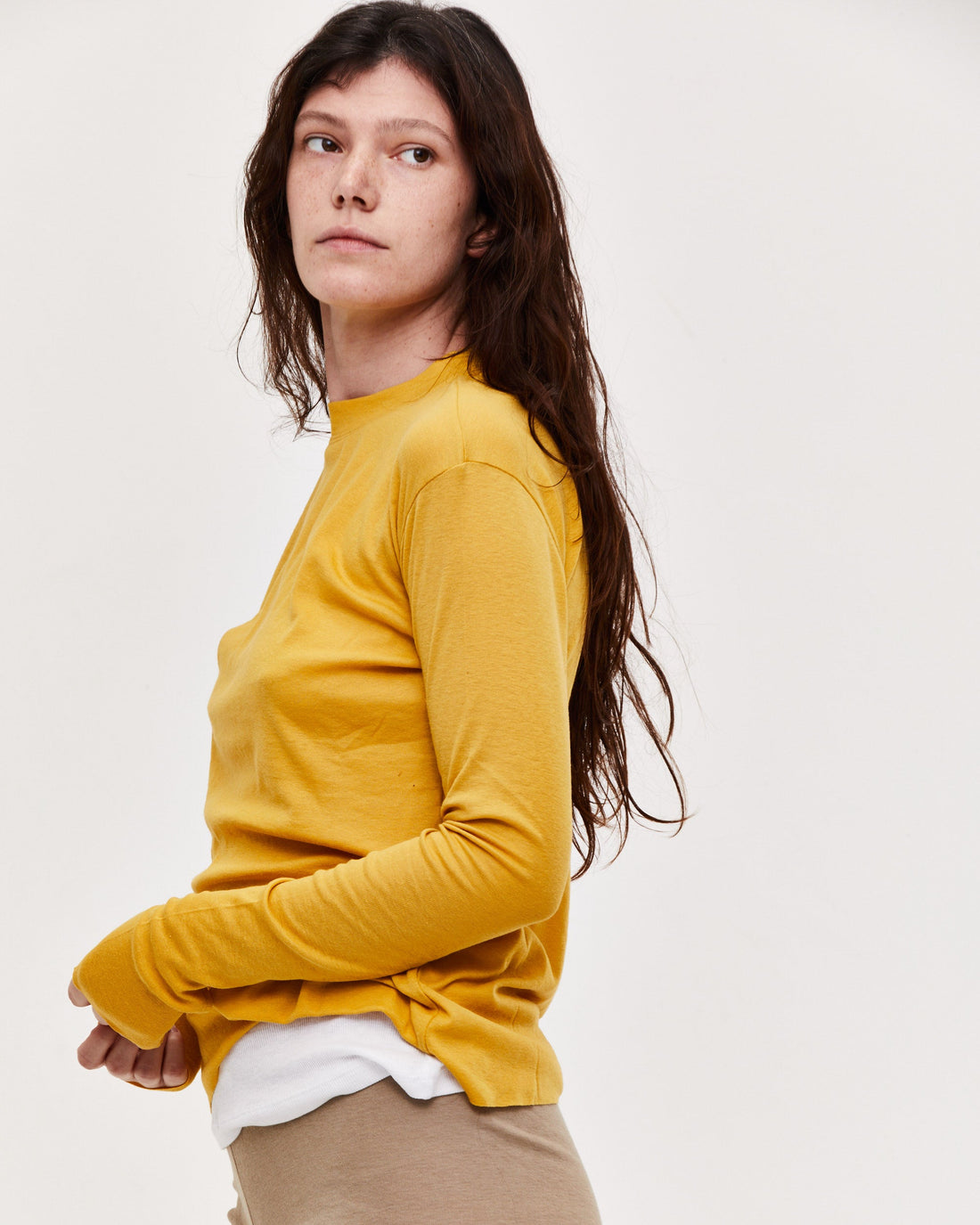 MILA TEE MUSTARD