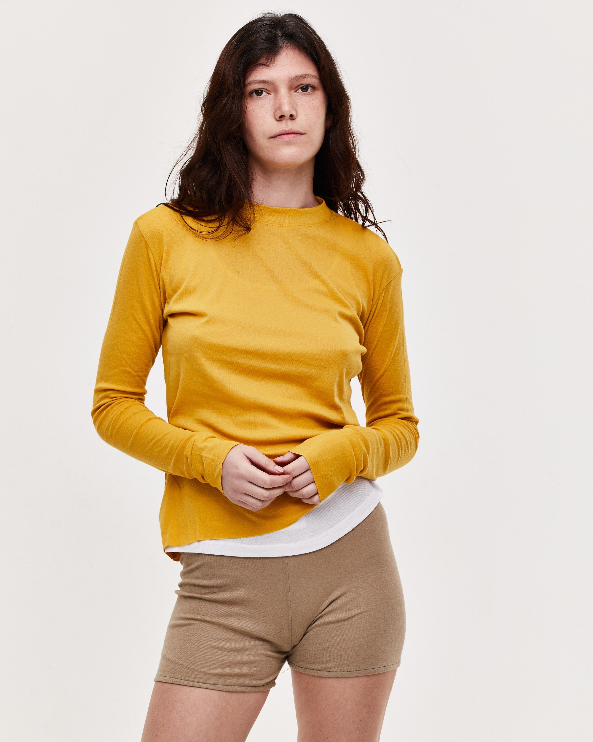 MILA TEE MUSTARD