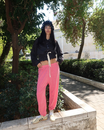 BILI SLUB COTTON PANTS